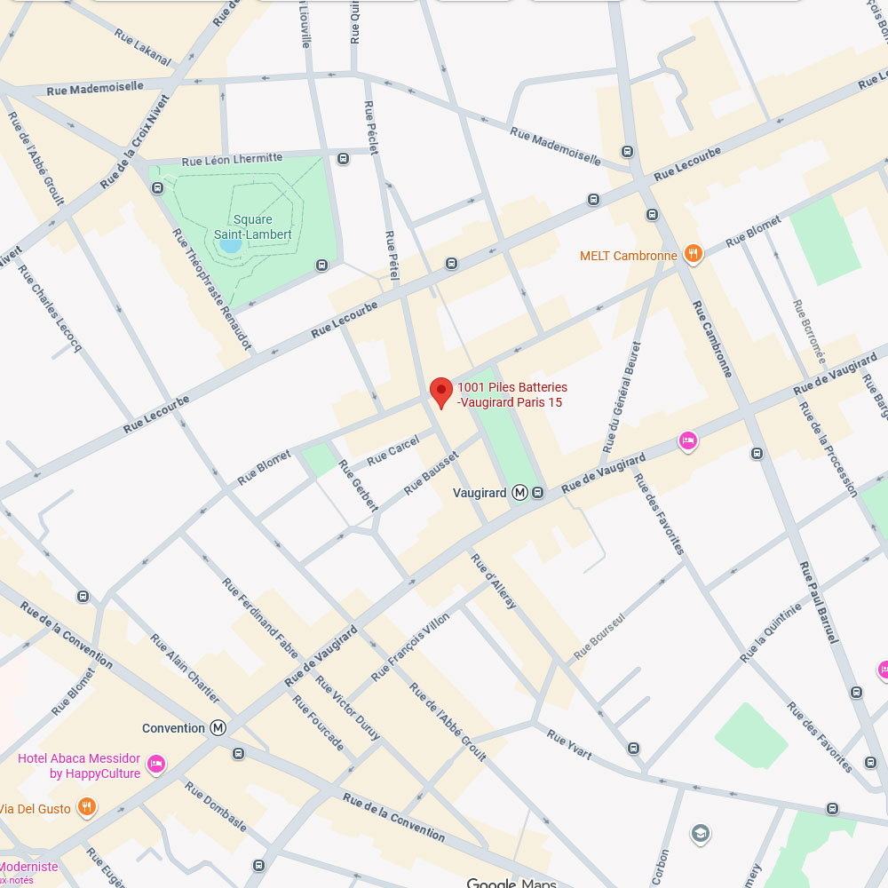 Plan d'accès MSN Batterie Solutions Paris